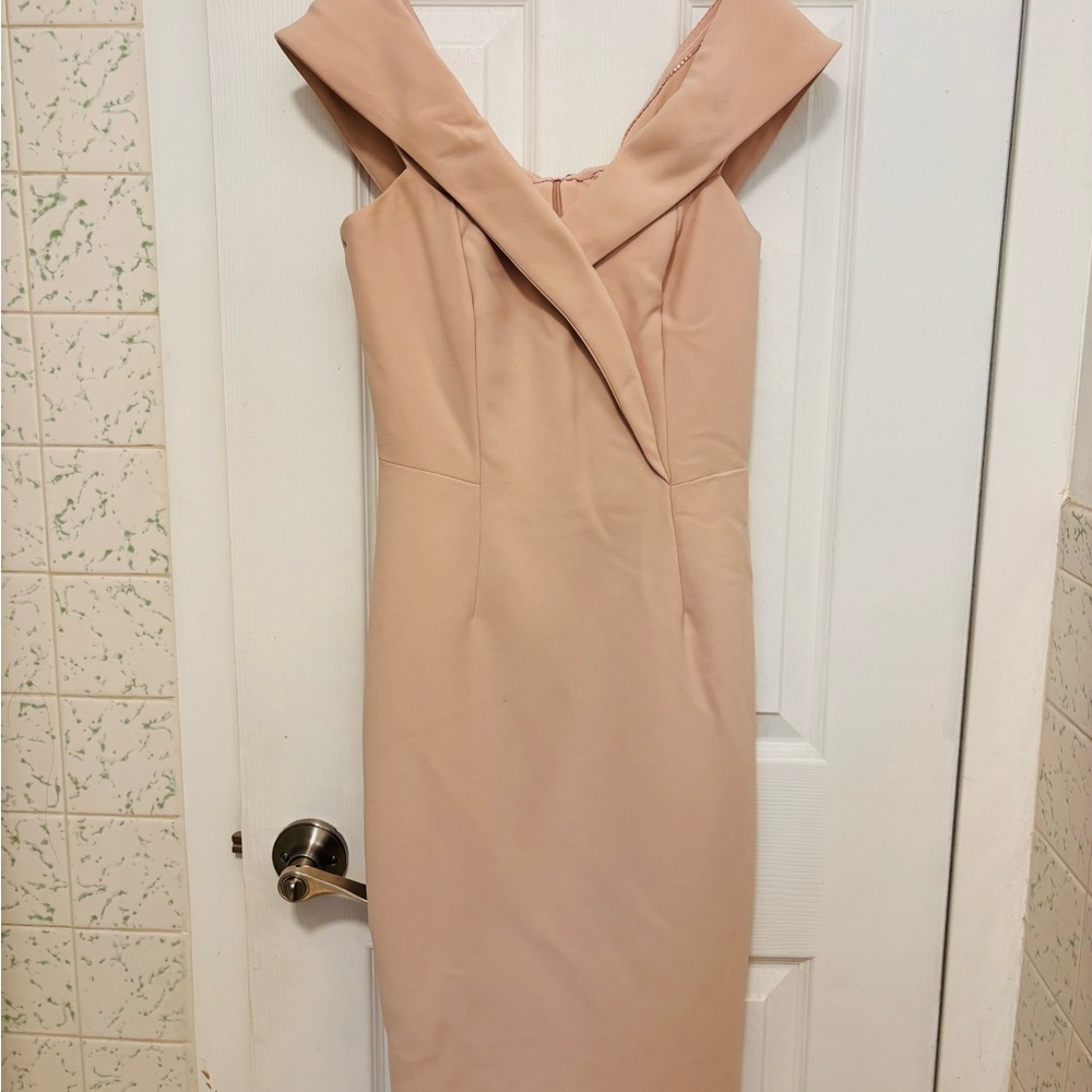 REISS Beige Sleeveless Dress